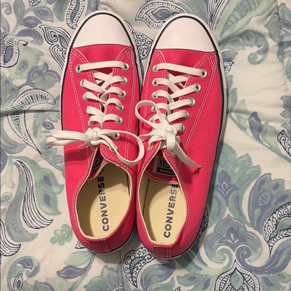 Converse Pink Low-Top Sneakers